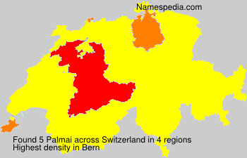 Surname Palmai in Switzerland Surname Palmai in Switzerland