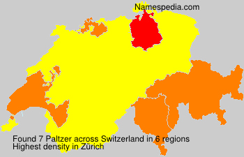 Surname Paltzer in Switzerland Surname Paltzer in Switzerland