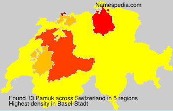 Surname Pamuk in Switzerland Surname Pamuk in Switzerland