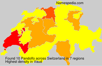 Surname Pandolfo in Switzerland Surname Pandolfo in Switzerland