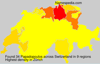 Surname Papadopoulos in Switzerland Surname Papadopoulos in Switzerland