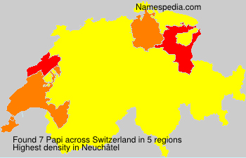 Surname Papi in Switzerland Surname Papi in Switzerland