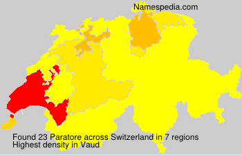 Surname Paratore in Switzerland Surname Paratore in Switzerland