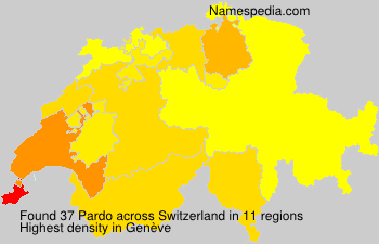 Surname Pardo in Switzerland Surname Pardo in Switzerland