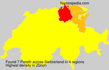 Surname Pareth in Switzerland Surname Pareth in Switzerland