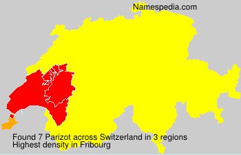 Surname Parizot in Switzerland Surname Parizot in Switzerland