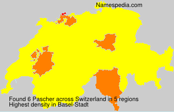 Surname Pascher in Switzerland Surname Pascher in Switzerland