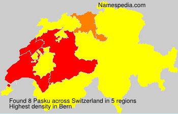 Surname Pasku in Switzerland Surname Pasku in Switzerland