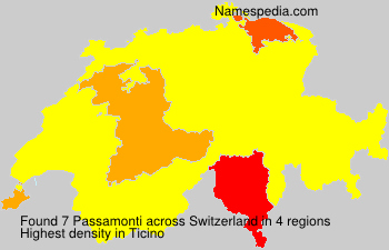 Surname Passamonti in Switzerland Surname Passamonti in Switzerland
