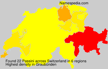 Surname Passini in Switzerland Surname Passini in Switzerland