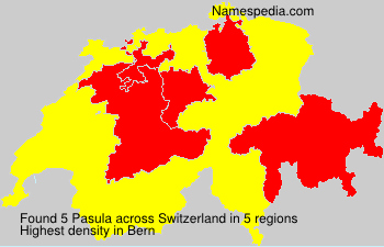 Surname Pasula in Switzerland Surname Pasula in Switzerland