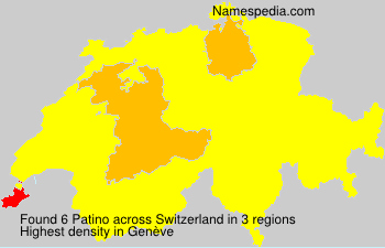 Surname Patino in Switzerland Surname Patino in Switzerland