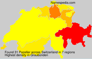 Surname Pazeller in Switzerland Surname Pazeller in Switzerland