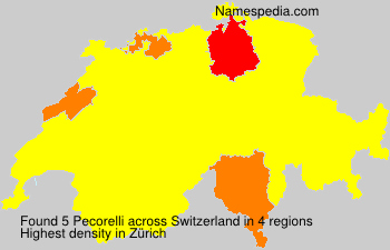 Surname Pecorelli in Switzerland Surname Pecorelli in Switzerland