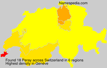 Surname Peray in Switzerland Surname Peray in Switzerland