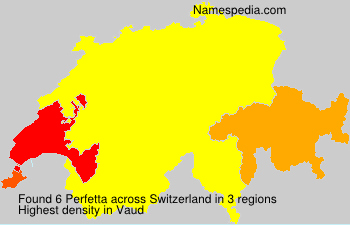 Surname Perfetta in Switzerland Surname Perfetta in Switzerland