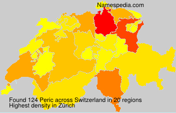 Surname Peric in Switzerland Surname Peric in Switzerland