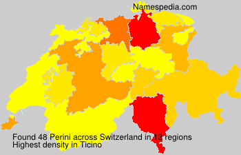 Surname Perini in Switzerland Surname Perini in Switzerland