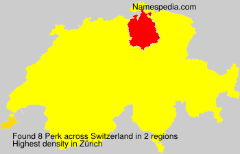 Surname Perk in Switzerland Surname Perk in Switzerland