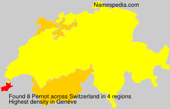 Surname Pernot in Switzerland Surname Pernot in Switzerland