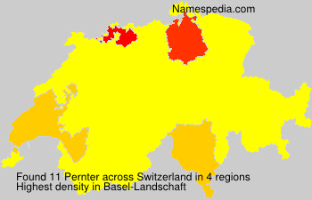 Surname Pernter in Switzerland Surname Pernter in Switzerland