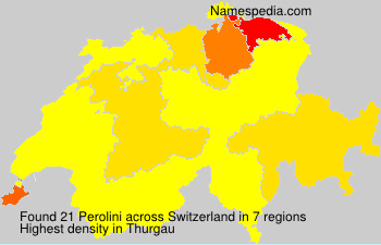 Surname Perolini in Switzerland Surname Perolini in Switzerland
