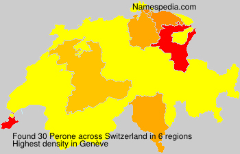 Surname Perone in Switzerland Surname Perone in Switzerland