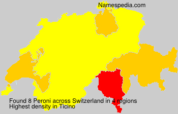 Surname Peroni in Switzerland Surname Peroni in Switzerland