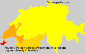 Surname Perotin in Switzerland Surname Perotin in Switzerland