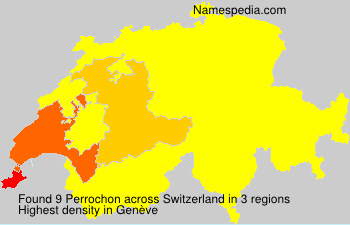 Surname Perrochon in Switzerland Surname Perrochon in Switzerland