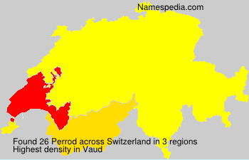 Surname Perrod in Switzerland Surname Perrod in Switzerland