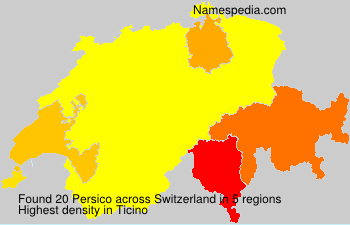 Surname Persico in Switzerland Surname Persico in Switzerland