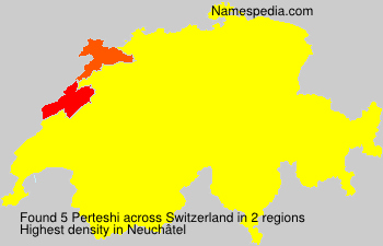 Surname Perteshi in Switzerland Surname Perteshi in Switzerland