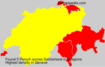 Surname Peruch in Switzerland Surname Peruch in Switzerland