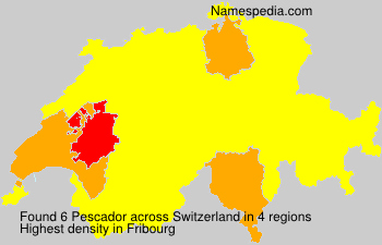 Surname Pescador in Switzerland Surname Pescador in Switzerland