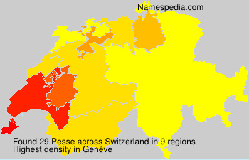 Surname Pesse in Switzerland Surname Pesse in Switzerland