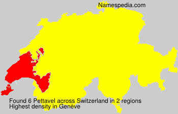 Surname Pettavel in Switzerland Surname Pettavel in Switzerland