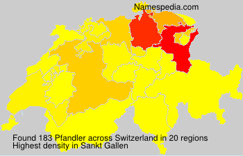 Surname Pfandler in Switzerland Surname Pfandler in Switzerland