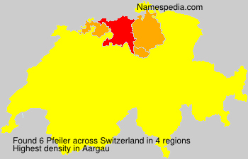 Surname Pfeiler in Switzerland Surname Pfeiler in Switzerland
