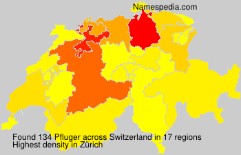 Surname Pfluger in Switzerland Surname Pfluger in Switzerland