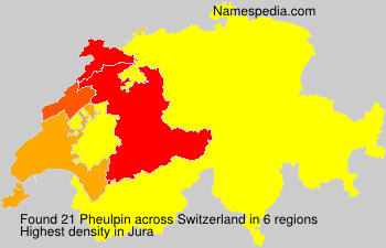 Surname Pheulpin in Switzerland Surname Pheulpin in Switzerland
