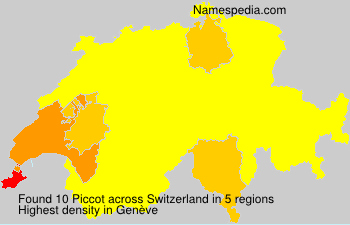 Surname Piccot in Switzerland Surname Piccot in Switzerland