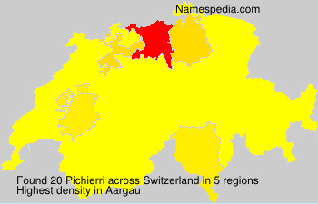 Surname Pichierri in Switzerland Surname Pichierri in Switzerland
