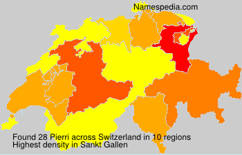 Surname Pierri in Switzerland Surname Pierri in Switzerland