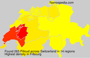 Surname Pilloud in Switzerland Surname Pilloud in Switzerland