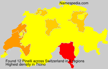 Surname Pinelli in Switzerland Surname Pinelli in Switzerland