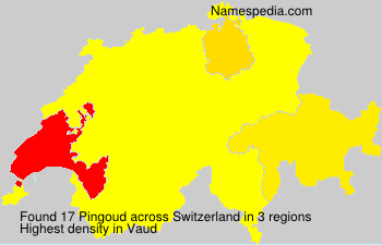 Surname Pingoud in Switzerland Surname Pingoud in Switzerland