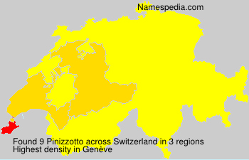 Surname Pinizzotto in Switzerland Surname Pinizzotto in Switzerland