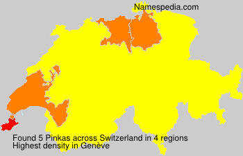 Surname Pinkas in Switzerland Surname Pinkas in Switzerland