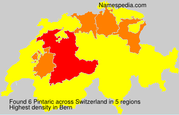 Surname Pintaric in Switzerland Surname Pintaric in Switzerland